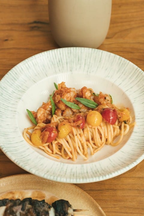 Spicy Rebyan Linguine / 65 AED