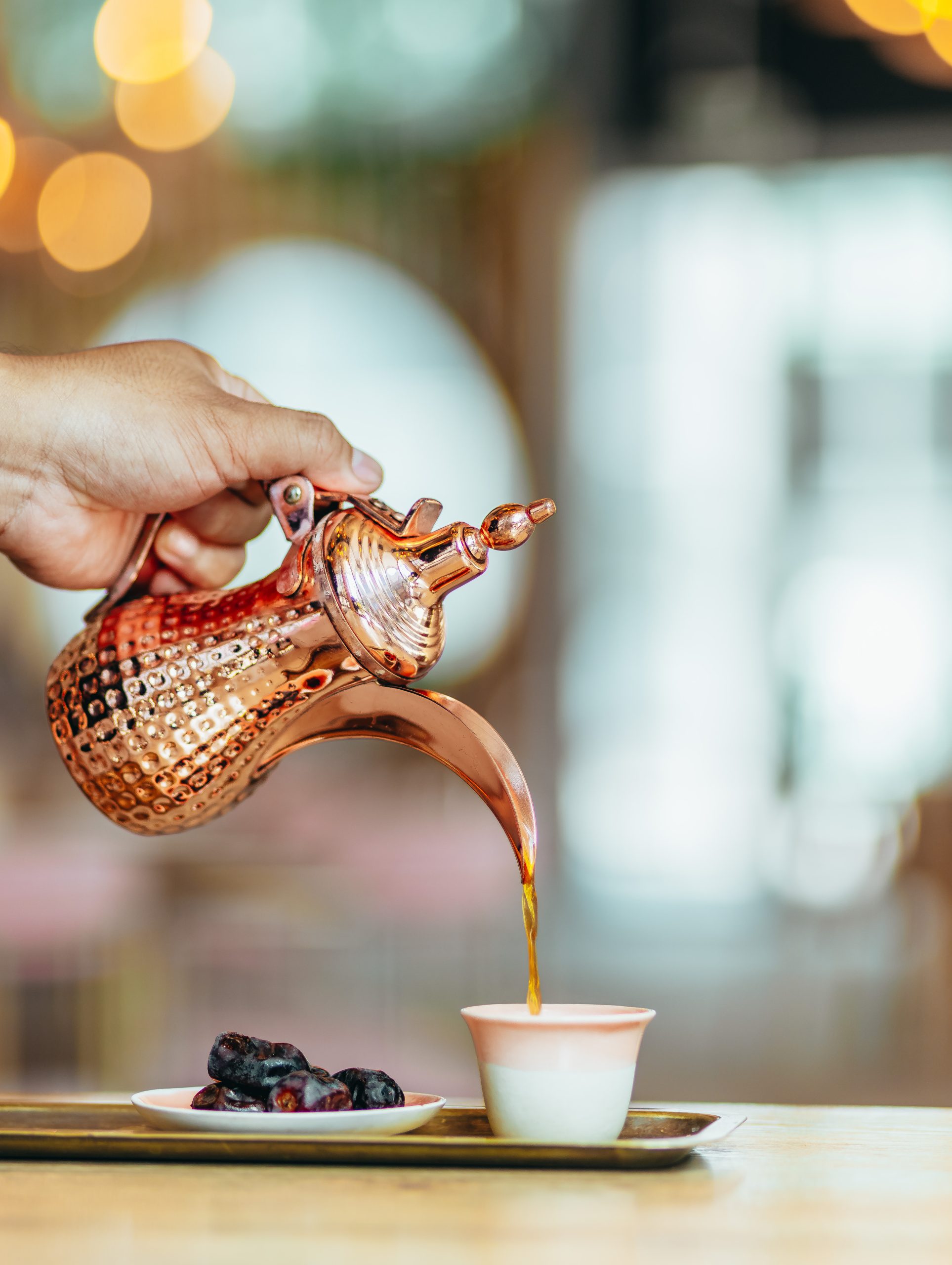 Arabic Coffee Emirati or Saudi / Small-25 AED/ large -35 AED